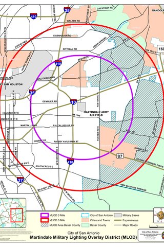 Martindale Army Air Field is now subject to zoning overlays in San ...