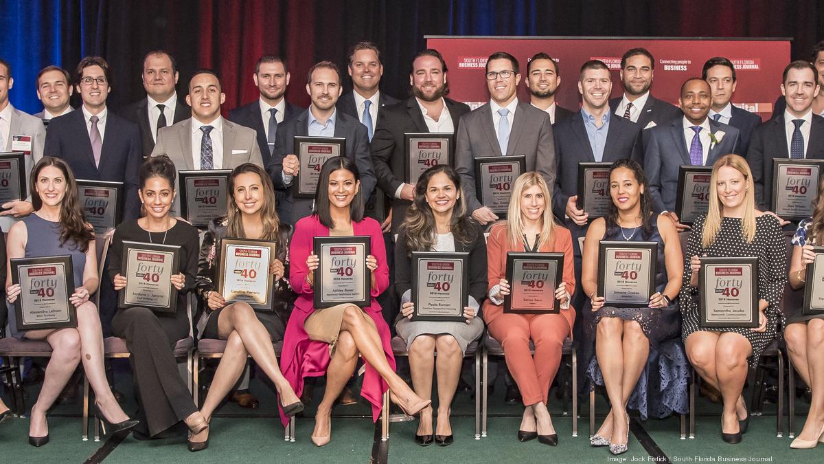 Photos from the South Florida Business Journal's 2018 40 Under 40