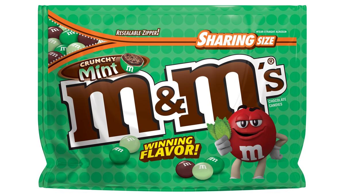 M&M's Chocolate Candies, Dark Chocolate Mint, Sharing Size 9 Oz, Chocolate  Candy