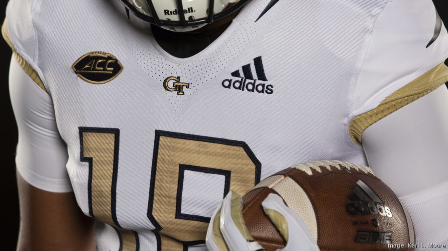 Georgia Tech Adidas Football Student Athlete #83 Stone Bonner White Fo