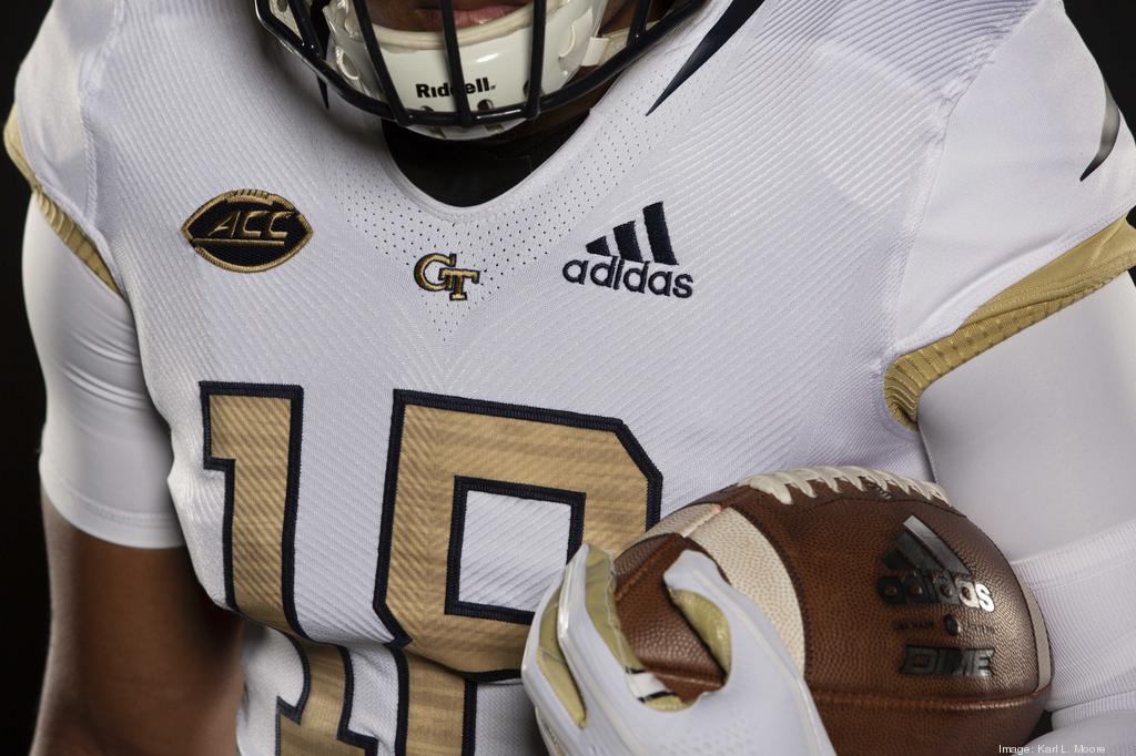 Georgia Tech Adidas Premier White #0 Football Jersey