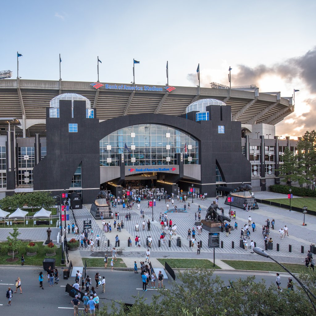 Bank of America Stadium unveils MLS-themed makeover - Charlotte Business  Journal