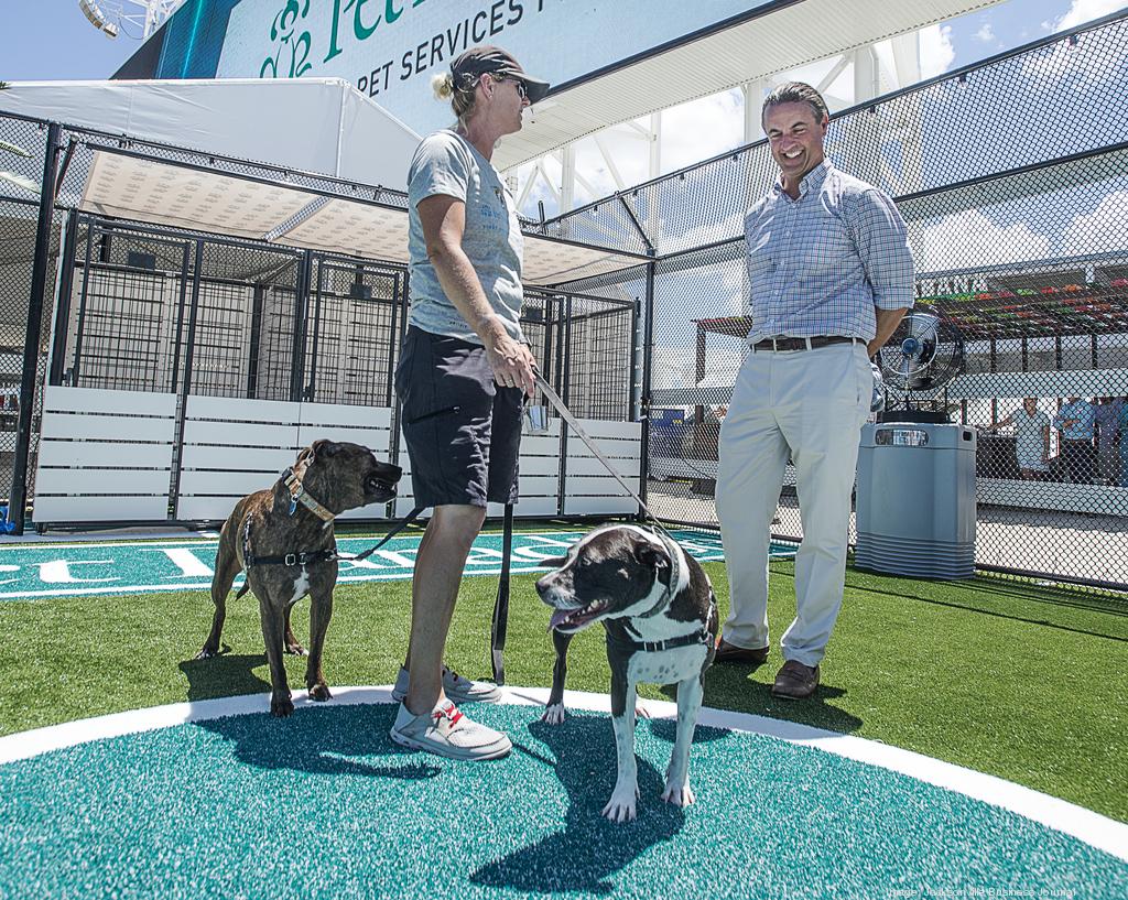 A peek inside Pet Paradise Park at the Jaguars TIAA Bank Field