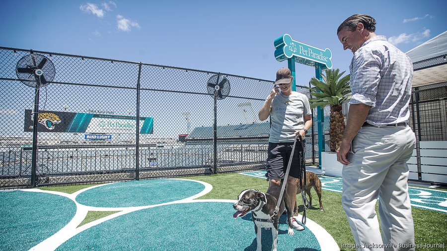 A peek inside Pet Paradise Park at the Jaguars TIAA Bank Field