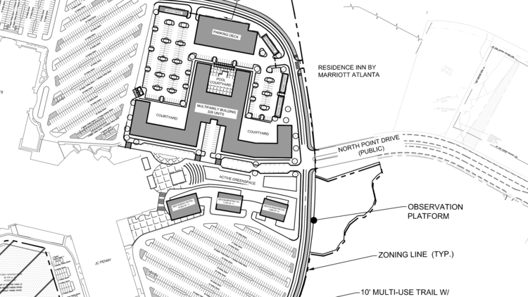 Big Redevelopment Plans Submitted For Alpharetta S North Point Mall Atlanta Business Chronicle