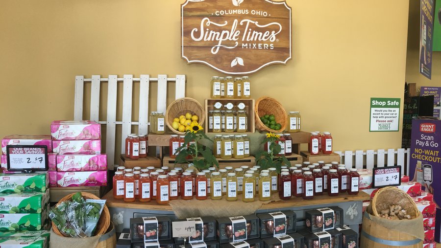 Simple Times Cocktail Mixers' growth takes it into Giant Eagle Market