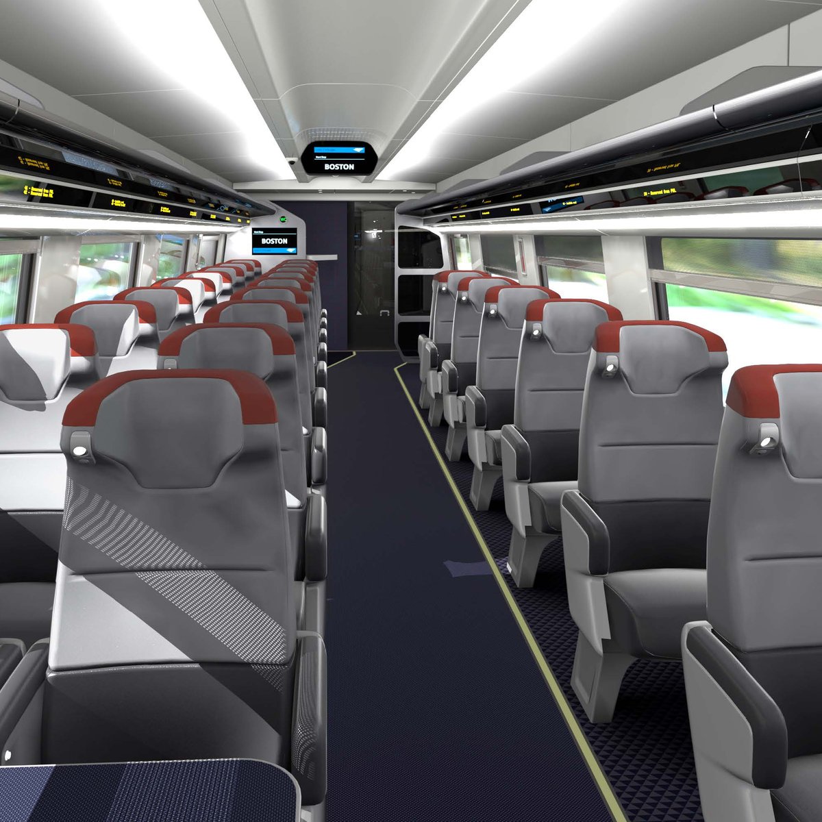 Inside Amtraks Newest Acela Train Cars Photo Tour
