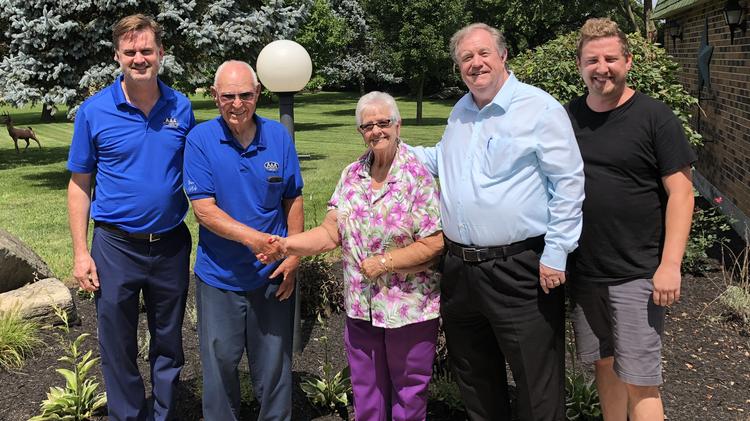 Growing Company Aaa Wastewater Acquires Xenia Based Grover Brown Pictured Left To Right Tim Dehart President Of Aaa Wastewater Gene