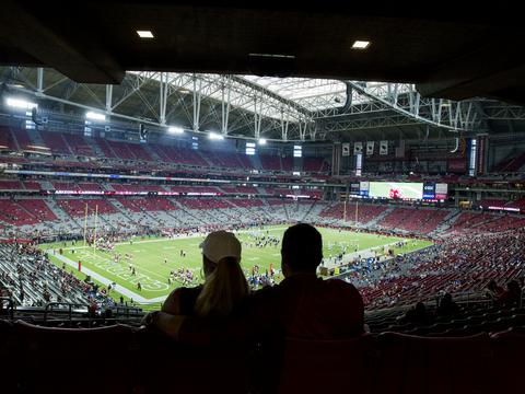 State Farm Stadium, section 453, row 6, home of Arizona Cardinals