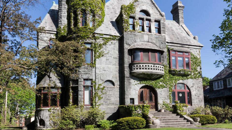 Albany castle overlooking Washington Park for sale for 750,000