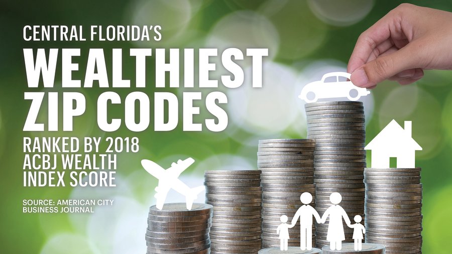 These are metro Orlando's 25 Wealthiest ZIP Codes Orlando Business