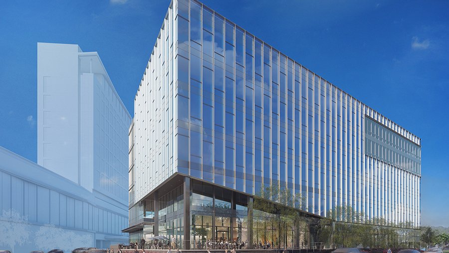 Spaces lease prompts start of large office building near Crabtree mall