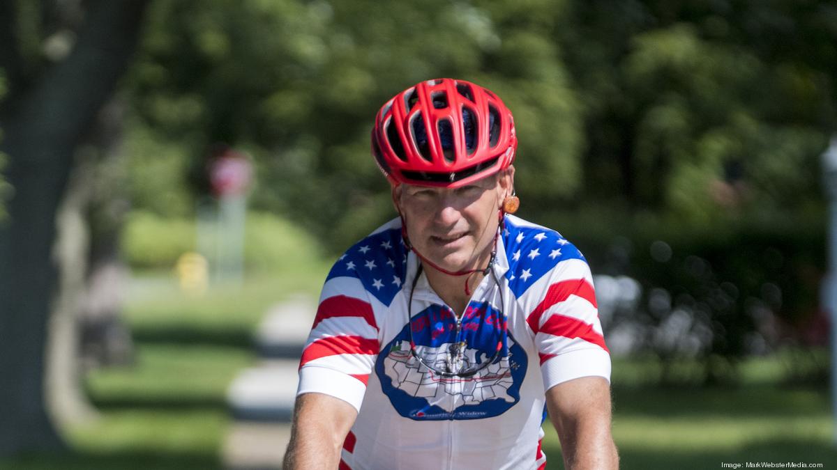 Wealth manager Jay Blanchard crosses the country on bike Buffalo