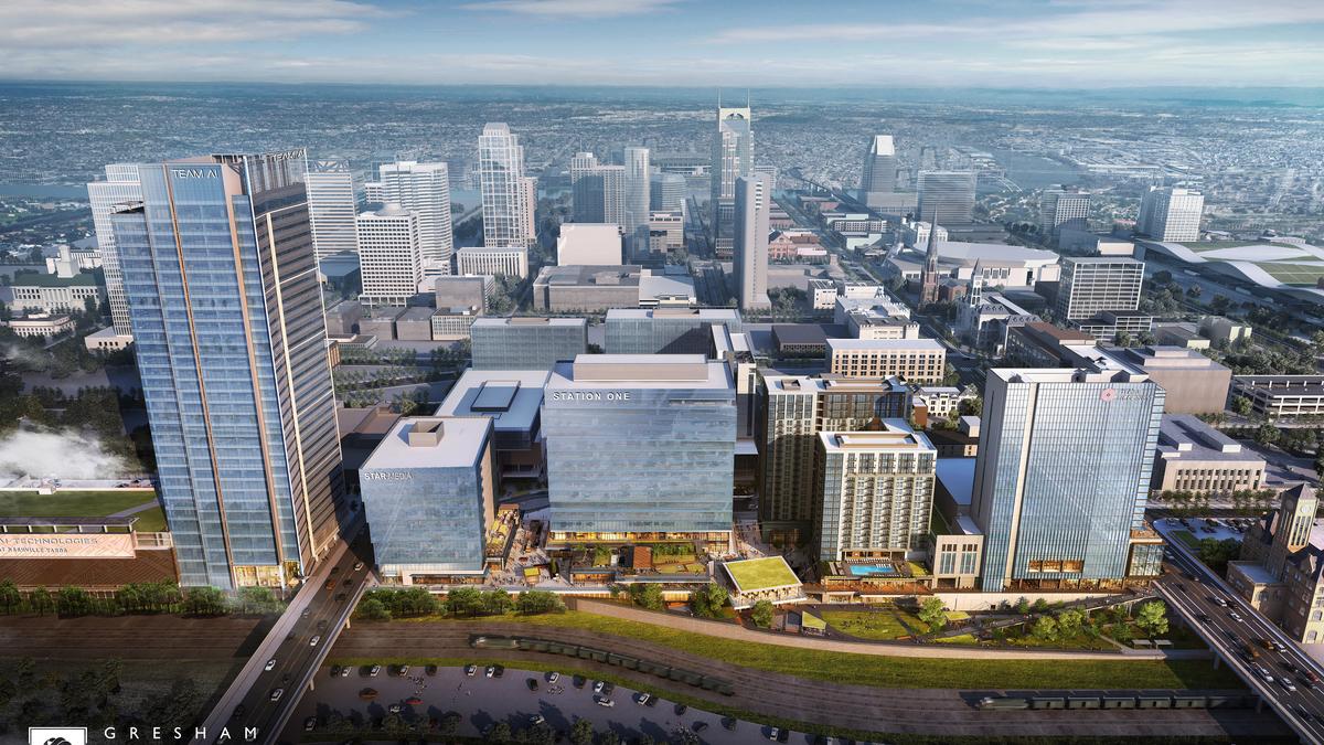 Downtown S Nashville Yards Development Scores Amazon S 5 000 Jobs Nashville Business Journal