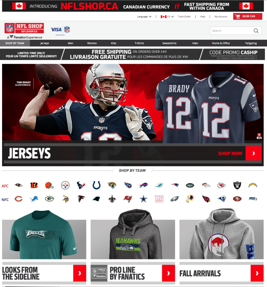 difference between nfl shop and fanatics