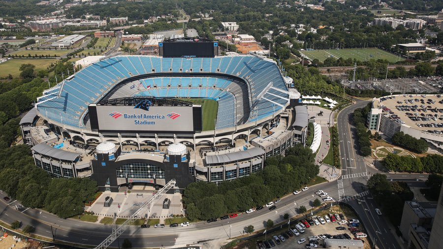 Bank of America Stadium, other outdoor venues in North Carolina