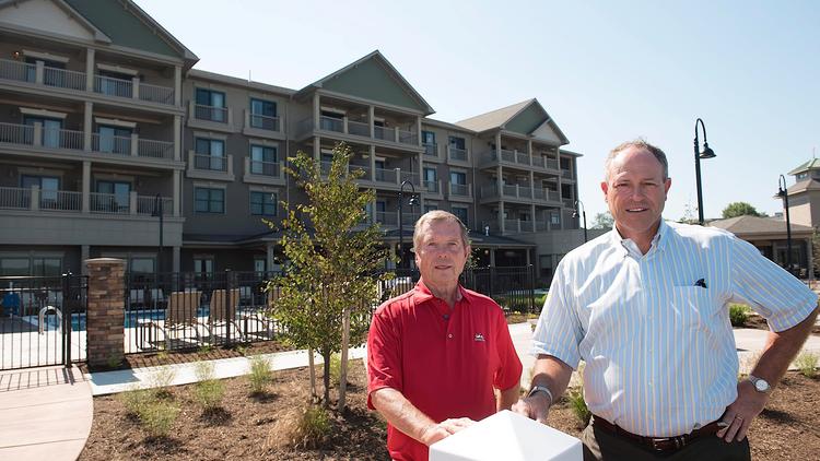 Chautauqua Lake Harbor Hotel Combines Old And New Buffalo Business Peter Krog Left And David Hart Developed The 38 Million Chautauqua Harbor Hotel