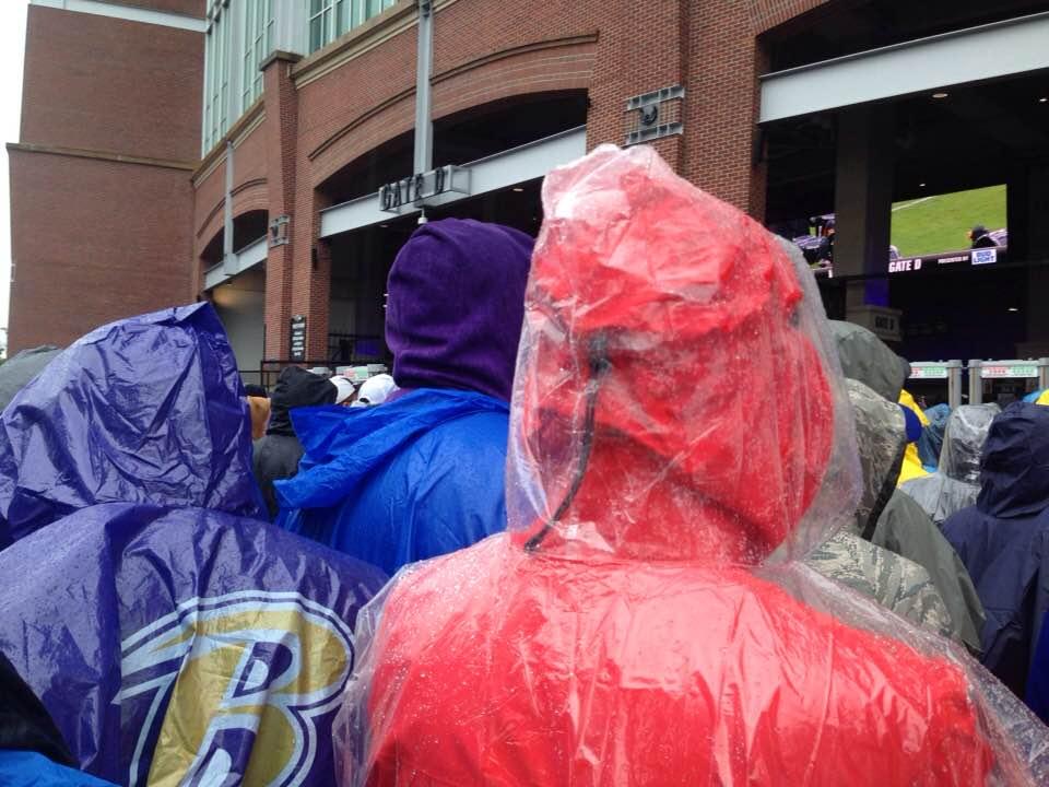 Ponchos and points plentiful in Ravens home opener - Baltimore