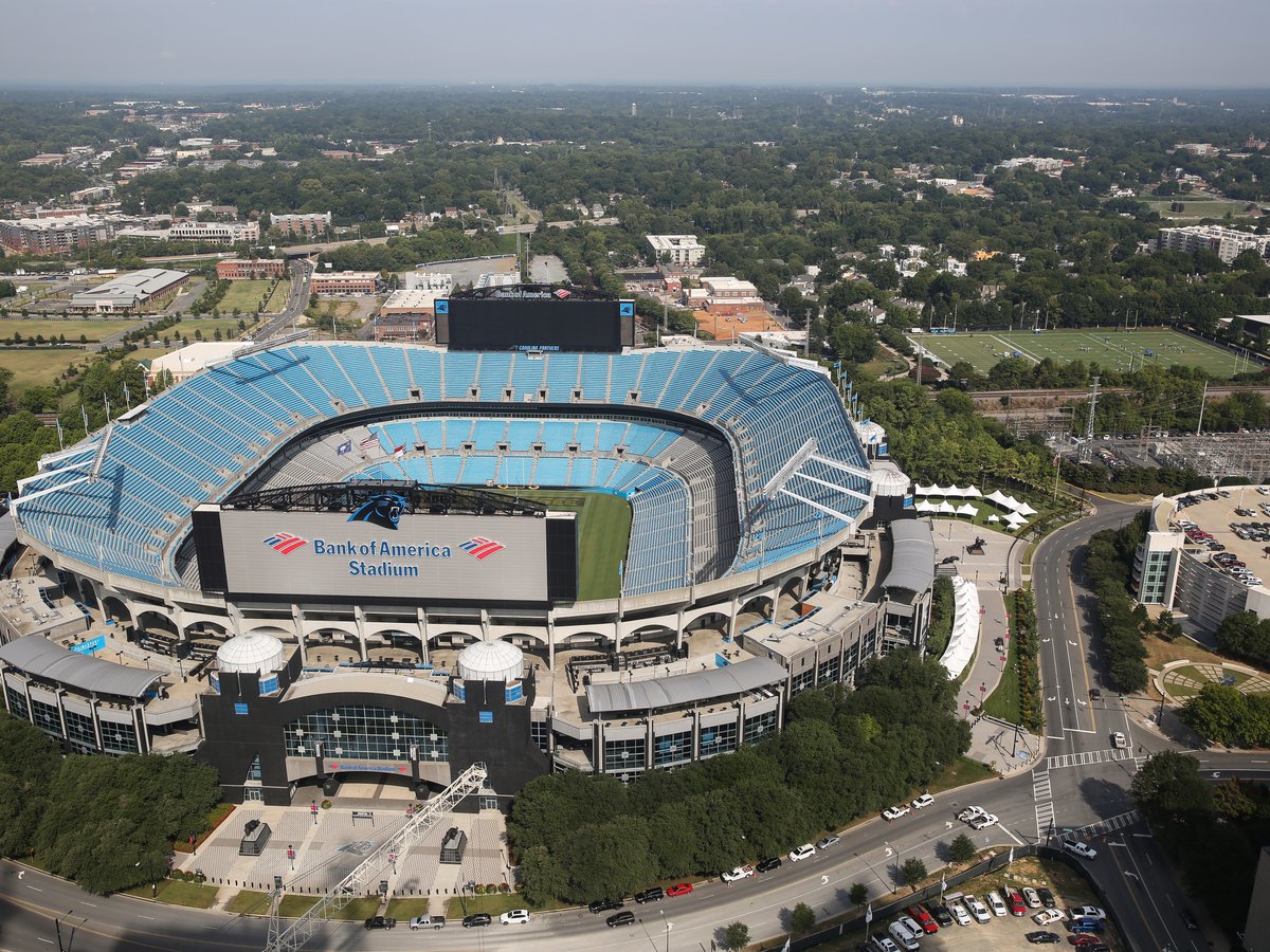 Garth Brooks Bank of America Stadium close Charlotte streets