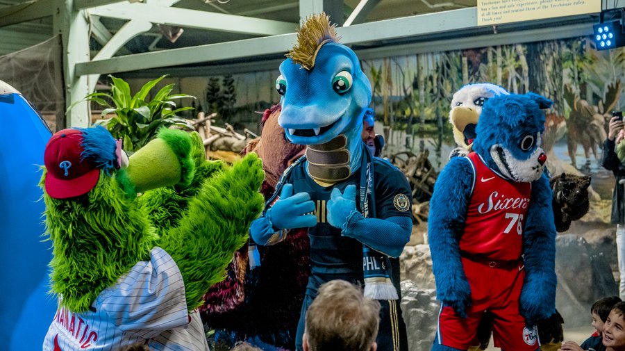 The Philadelphia's unveil Phang, the soccer team's first mascot