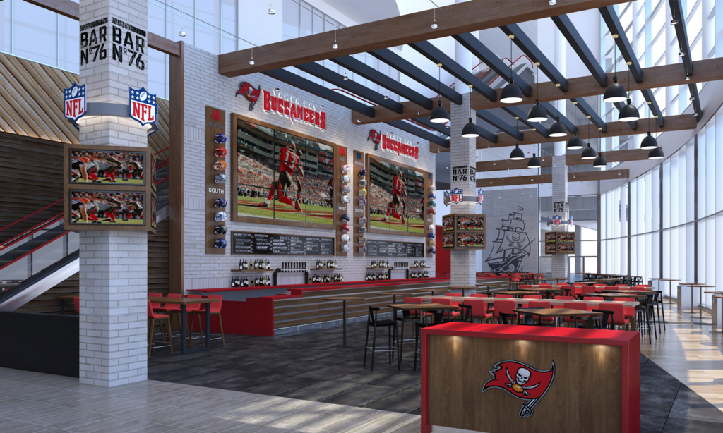 Buccaneers Unveil Bucs Beach at Raymond James Stadium