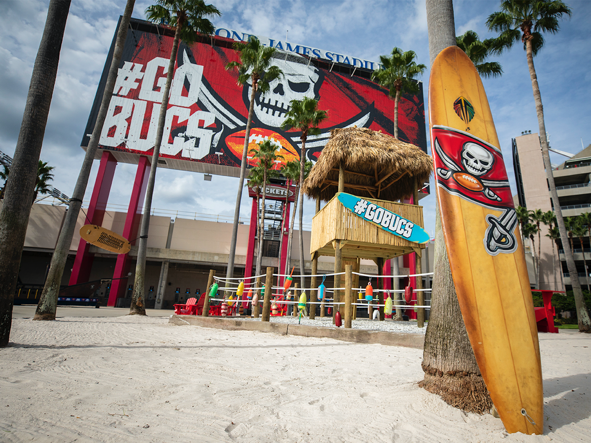 Bucs are placing a luxury sports bar in Raymond James Stadium