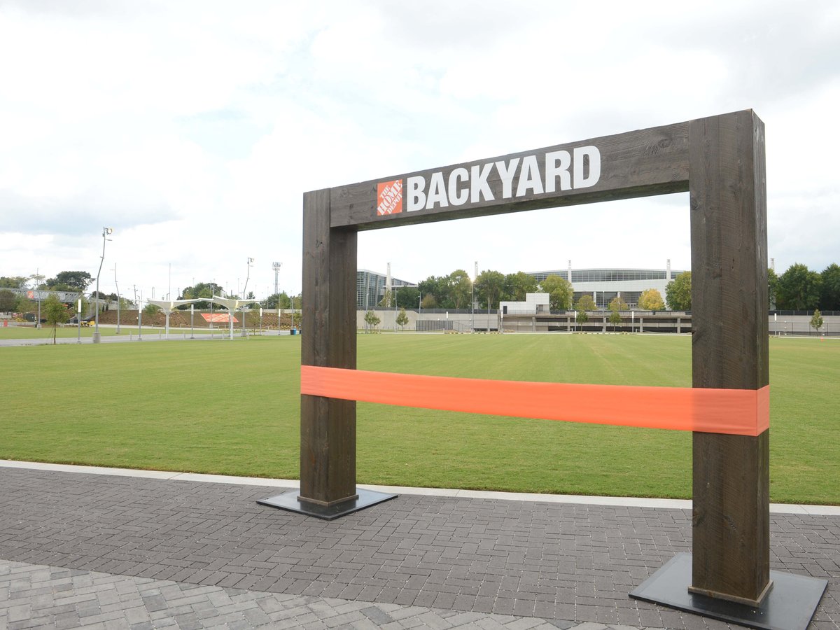 Westside kids 'cut' ribbon to open The Home Depot Backyard - Atlanta  Business Chronicle