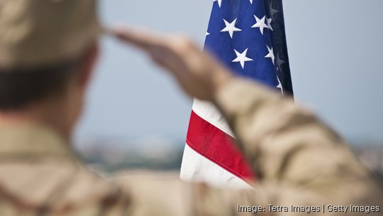 Military Veterans - soldier saluting - stock getty