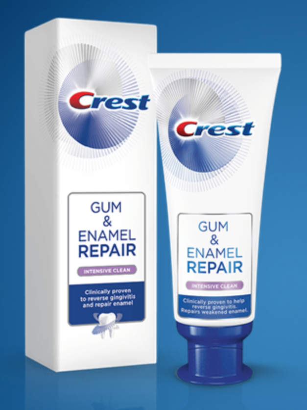 crest gum & enamel repair toothpaste intensive clean