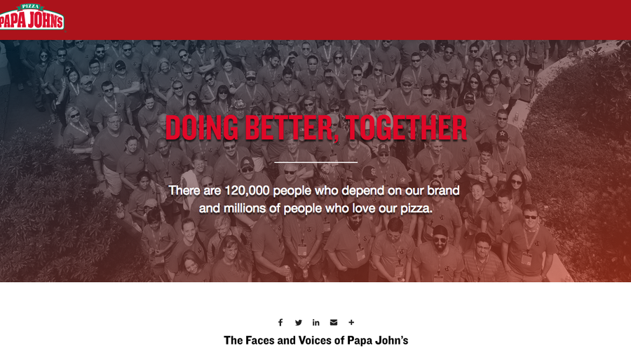 Papa Johns name change