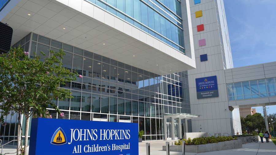 Amazon Hands Johns Hopkins All Children's Hospital A Check For Cancer ...