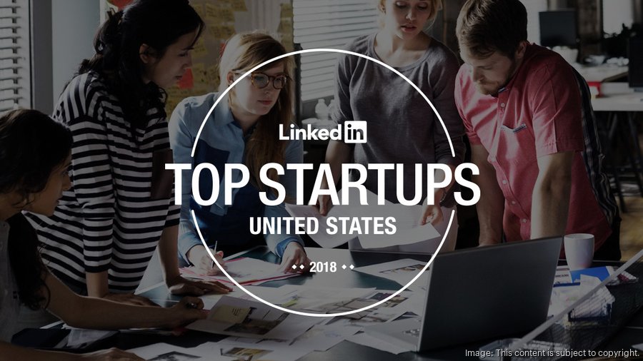 LinkedIn's ranking of most sought after startups in the United States