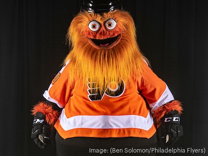 Philadelphia Flyers go 'gritty' with new team mascot - Philadelphia  Business Journal