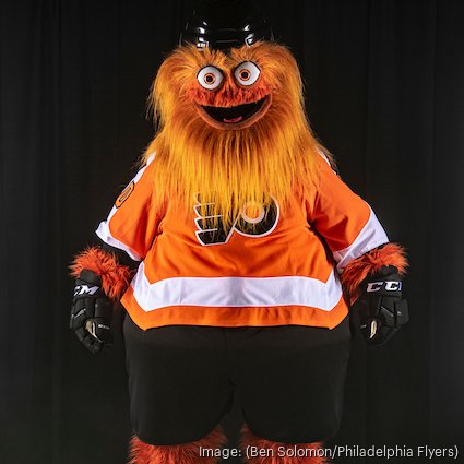 Flyer's Mascot Gritty Defends The Phanatic's New Look