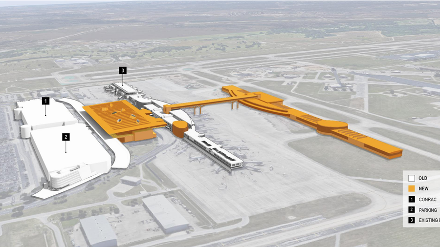 ABIA airport expansion rendering 2018