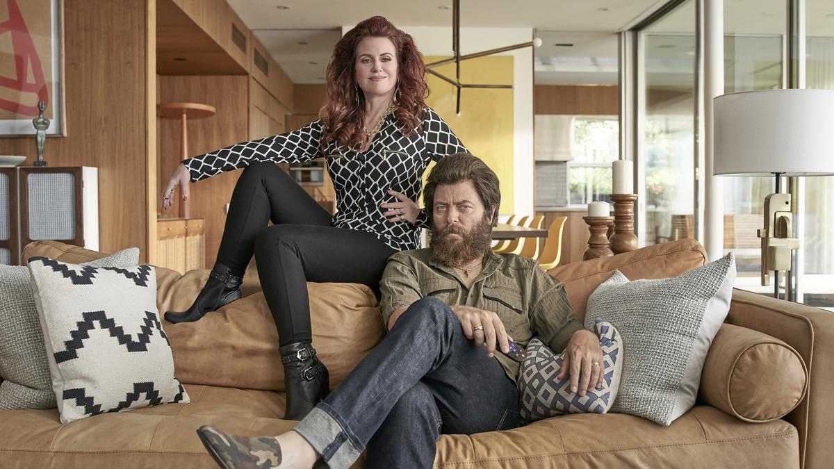 Sling Tv Lands Parks And Rec Stars Nick Offerman Megan Mullally For Racy