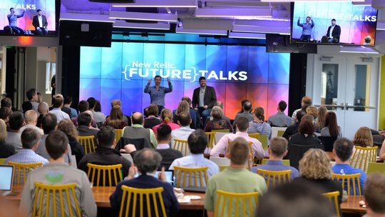 New Relic Portland Meetup Space and Lunchroom FutureTalks