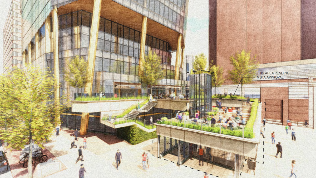 Boston Properties proposes glass tower for Google in Cambridge's