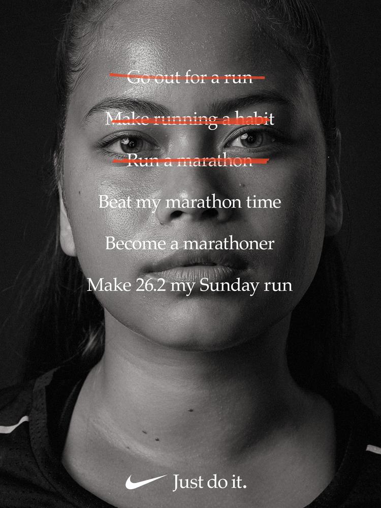 ben læbe tunnel Nike rolls out new ads tied to Bank of America Chicago Marathon - Chicago  Business Journal