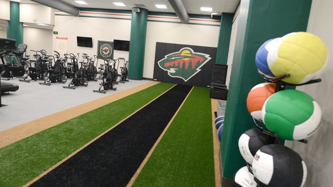 Minnesota Wild debut new locker room, practice rink in downtown St. Paul at  Treasure Island Center - Minneapolis / St. Paul Business Journal