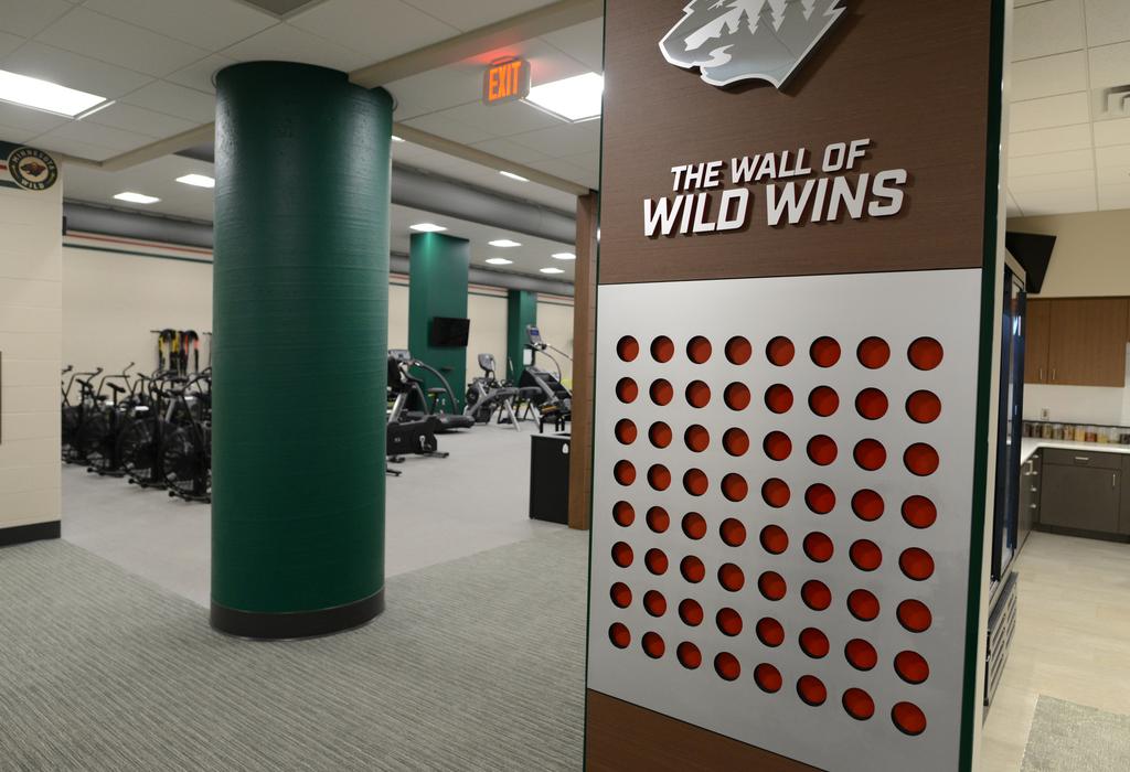 Minnesota Wild debut new locker room, practice rink in downtown St