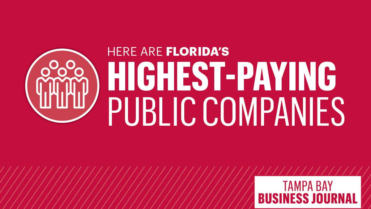 Florida's highestpaying public companies include metro Orlando firms
