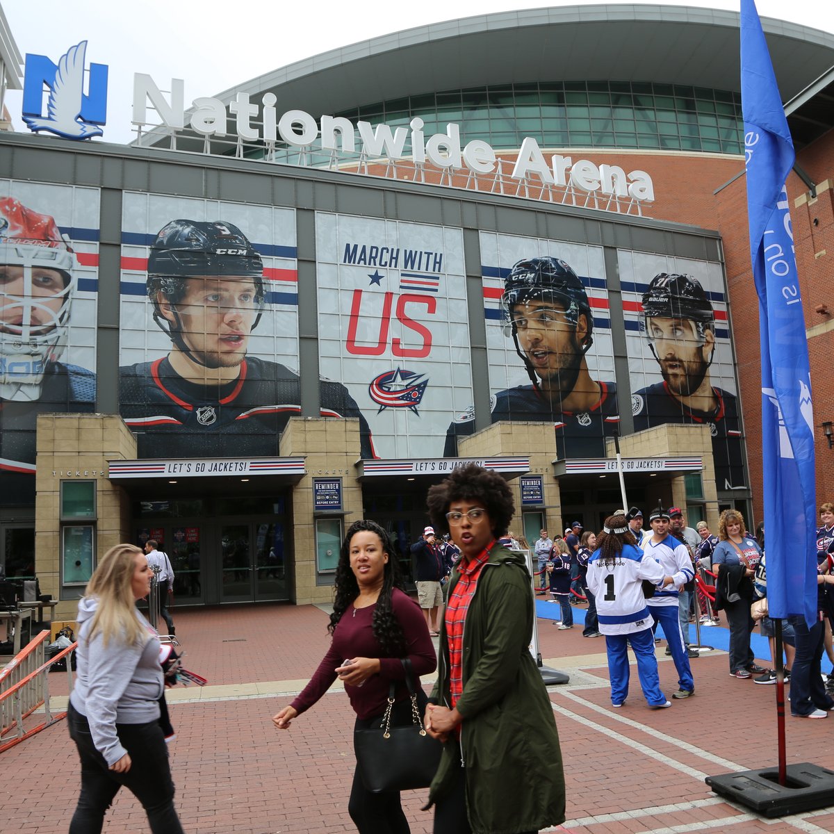 Blue Jackets fans are back at Nationwide Arena after a year away