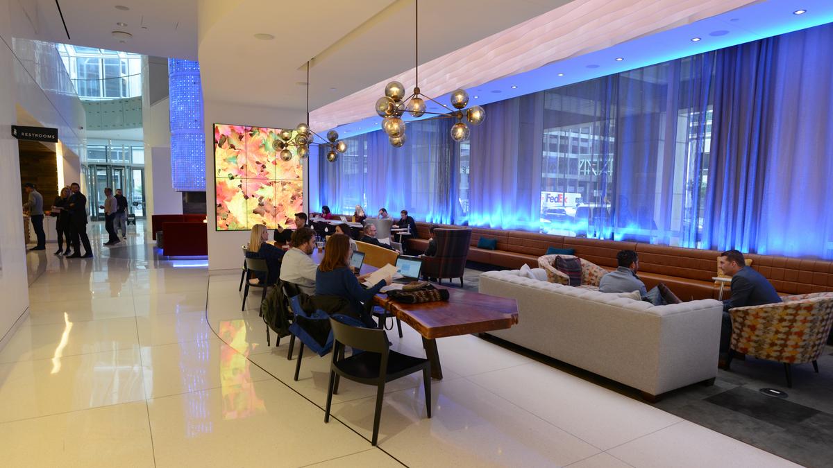 Downtown Minneapolis office buildings have some of the best public spaces around, but which is