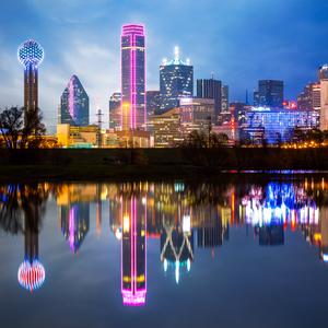 Skyline, Dallas, Texas, America