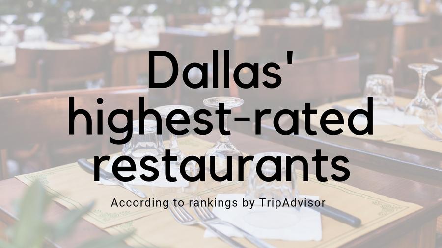 Dallas' 50 highestrated restaurants Dallas Business Journal