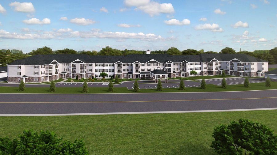 Guilderland senior housing complex under construction, with plans for