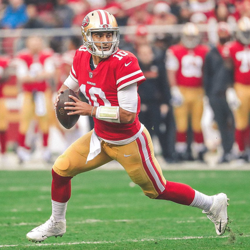 49ers' Jimmy Garoppolo has the No. 3 selling NFL jersey; George