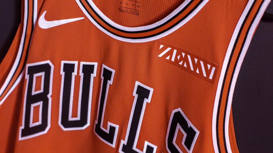 Chicago bulls best sale sponsor jersey