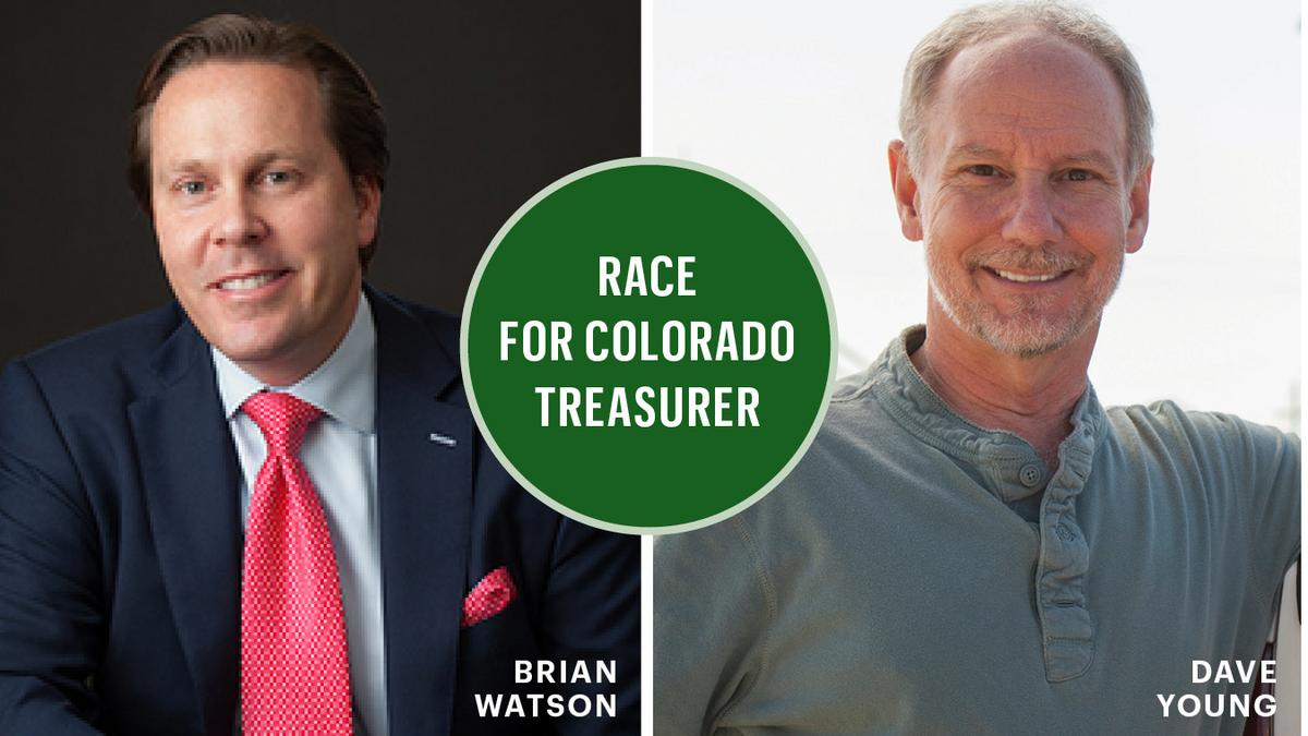 Colorado treasurer candidates Brian Watson, Dave Young offer differing